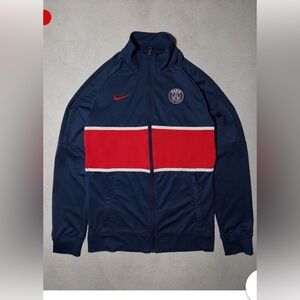Nike X PSG Mens Sz Small Colorbloack Full Zip Track Jacket Paris Olympic EUC